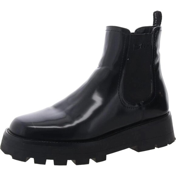 DKNY Womens Senni Chelsea Boots Black 6M-MSRP $149 - Picture 3 of 4